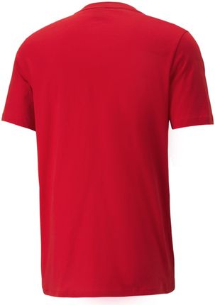 KOSZULKA MĘSKA PUMA FERRARI RACE BIG SHIELD CZERWONA 53817502 - zdjęcie 2