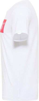 MUSTANG Style Alex C LOGO Tee MĘSKI T-SHIRT KOSZULKA LOGO NADRUK General White 1013223 2045 - zdjęcie 2
