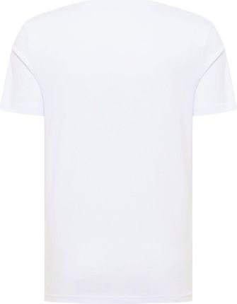 MUSTANG Style Alex C LOGO Tee MĘSKI T-SHIRT KOSZULKA LOGO NADRUK General White 1013223 2045 - zdjęcie 3