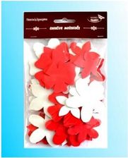Zdjęcie Kwiatki 35-48Mm Miks 60szt. Czerwono-Białe Dm-Kw10 - Niepołomice