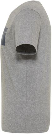 MUSTANG Style Alex C LOGO Tee MĘSKI T-SHIRT KOSZULKA Mid Grey Melange 1013223 4140 - zdjęcie 2