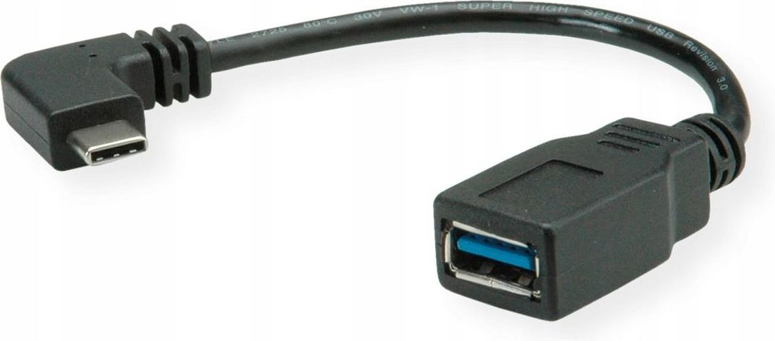 Kabel Przewód Usb Kątowy 90 C A M F Czarny 0 15M Opinie i ceny na