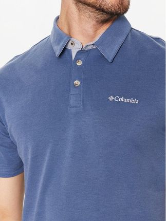 Columbia Polo Melson Point 1772721 Niebieski Regular Fit - zdjęcie 2