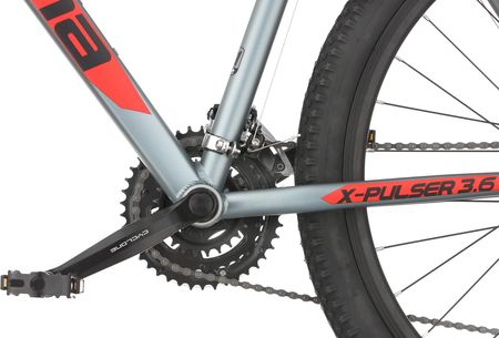 Indiana Mtb X Pulser 3.6 Męski Grafitowo Czerwony 26 2023 - zdjęcie 6