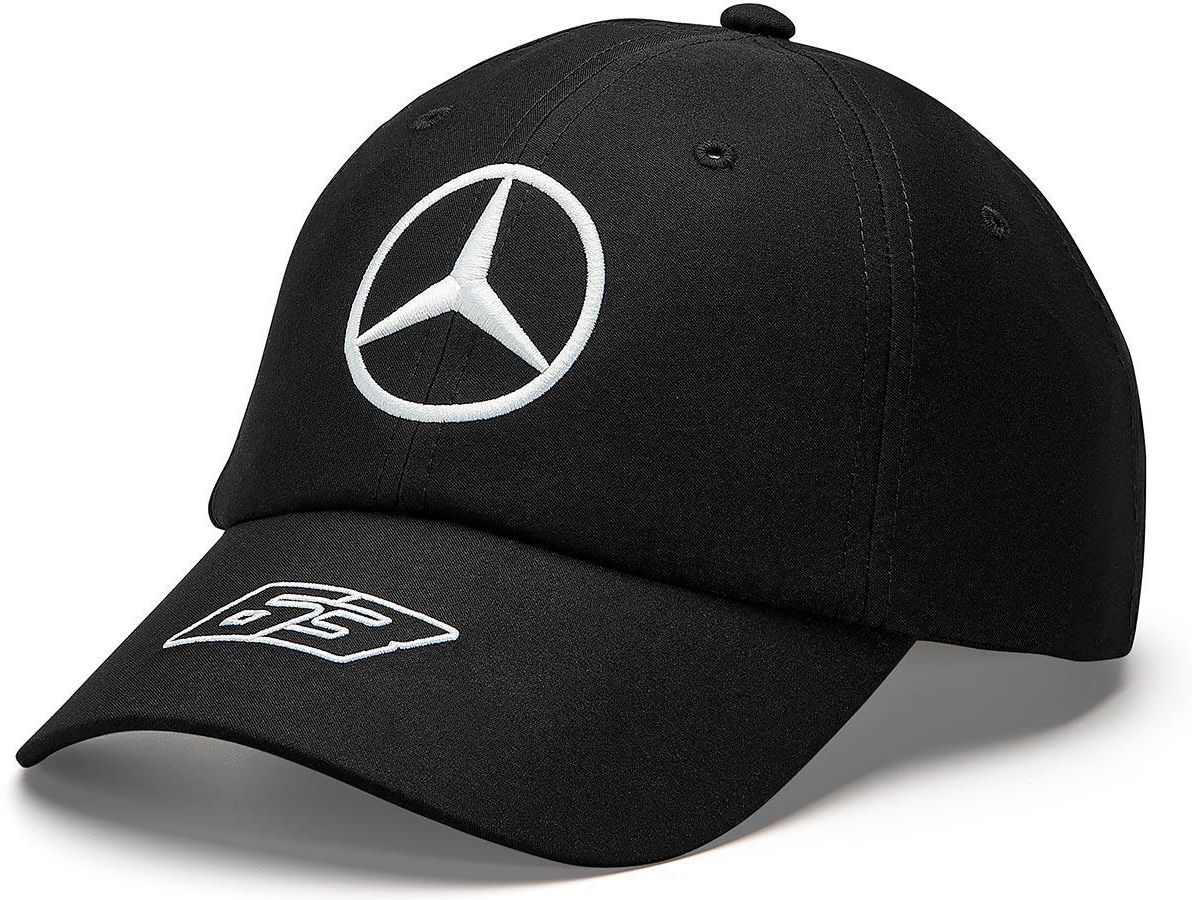 Czapka Baseballowa Dzieci Ca Czarna Russell Team Mercedes Amg F