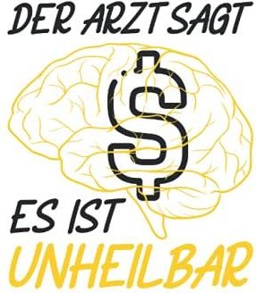 Der Arzt Sagt Es Ist Unheilbar X Zoll Notizbuch Liniert Din A