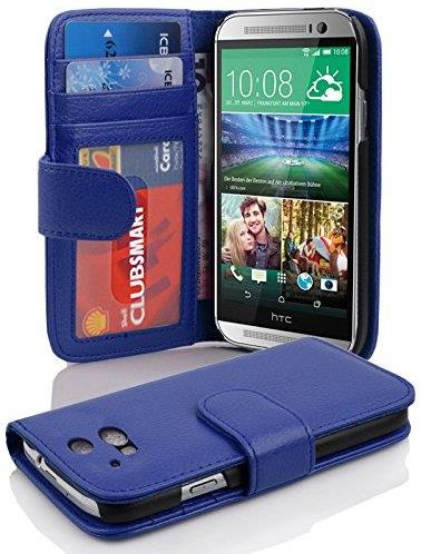 Cadorabo Etui Do Htc One M Generacji W Kolorze Neptun Niebieskie Z