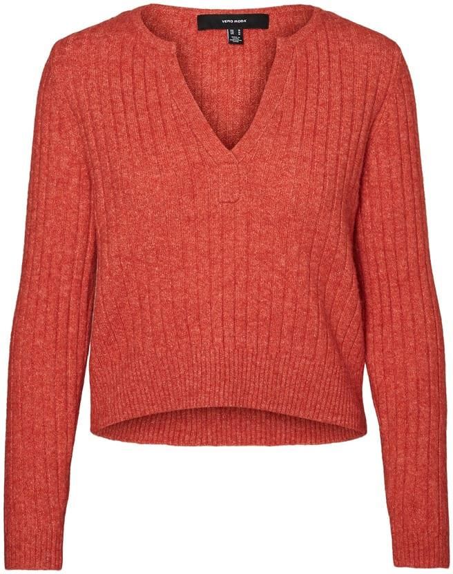 Vero Moda Sweter Eline W Kolorze Czerwonym Ceny I Opinie Ceneo Pl