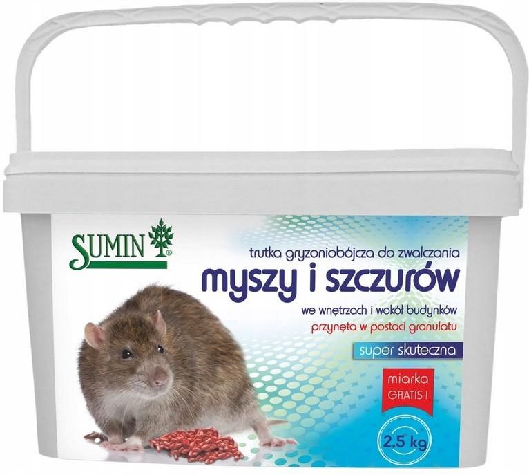 Sumin Trutka Granulat Na Szczury Myszy 2 5Kg Ceny I Opinie Ceneo Pl