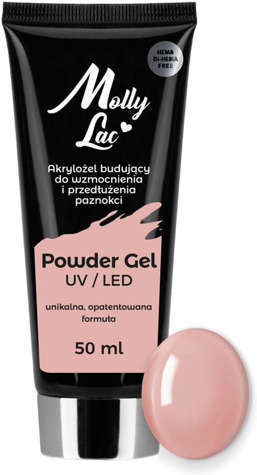 Mollylac Molly Lac Akrylożel Powder Gel Budujący 50 Ml Nr 05 Nude