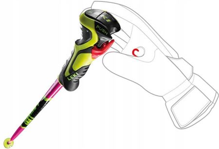 Leki Wcr Lite Sl 3D Pink 110Cm Różowo Fioletowy 22/23 - zdjęcie 2