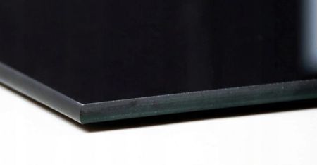 Top Szkło hartowane pod Kominek 100x50 cm Czarne - zdjęcie 2