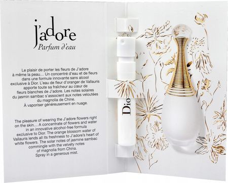 Dior Christian Jadore Parfum D'Eau Woda Perfumowana 1,2 ml - zdjęcie 2