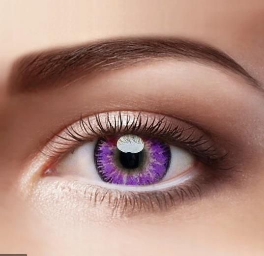 Soczewki Maxvue Vision Colourvue Passionate Purple 0 00 1Szt Opinie