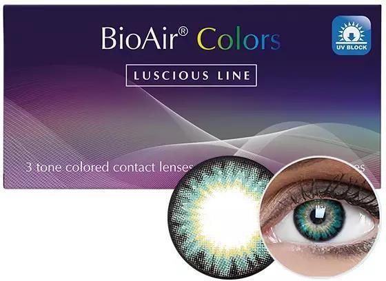 Soczewki Bioair Colors Luscious Line Caribbean Turquoise Szt Opinie