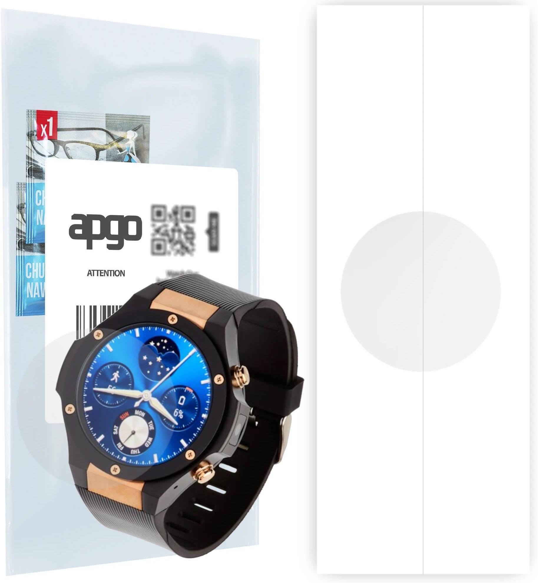 Apgo 1X Folia Hydrożelowa Do Garett Expert 15 Smartwatch Hydrogel