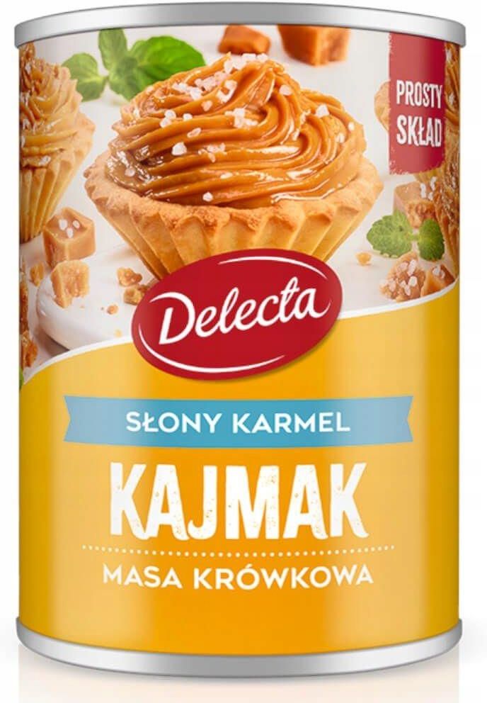 Delecta Masa Krówkowa Kajmak Słony Karmel 400g Ceny i opinie Ceneo pl