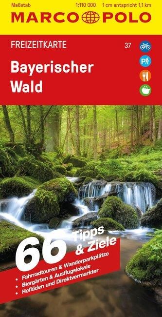 Marco Polo Freizeitkarte Bayerischer Wald Literatura