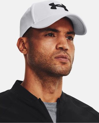 Czapka Under Armour BLITZING CAP z daszkiem biała S/M - zdjęcie 2