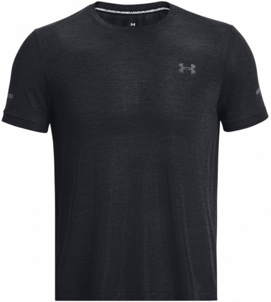 Męska koszulka do biegania Under Armour UA SEAMLESS STRIDE SS czarna