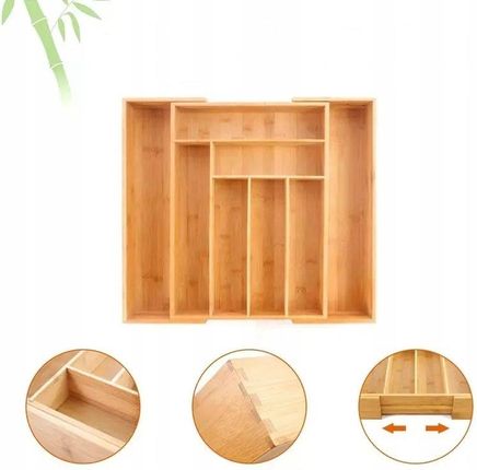 Severno Home Wkład Organizer Do Szuflady Kuchennej Na Sztućce 8297310d-d7c8-417e-bf9c-c5bbbabec476 - zdjęcie 3
