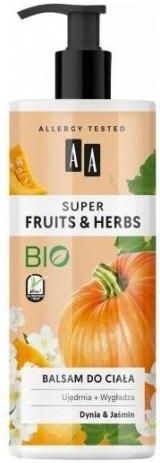 AA Super Fruits Herbs Balsam Do Ciała Dynia I Jaśmin 500 ml Opinie