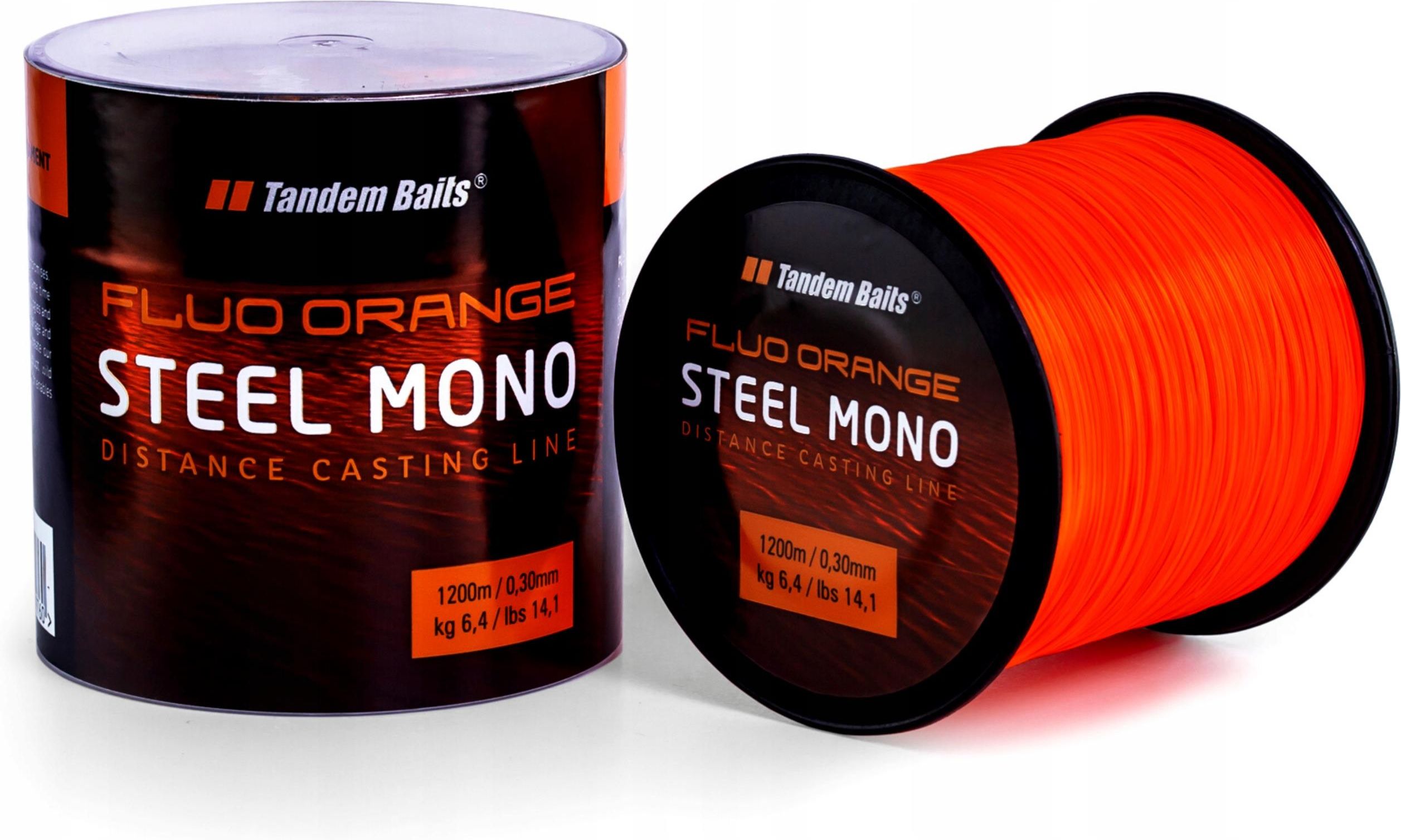 Tandem Baits Żyłka Steel Fluo Orange 600M 0 35Mm 1547311333 Ceny i