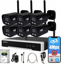 Zdjęcie Dvs Zestaw Monitoringu Wifi 6 Kamer Ip 4Mpx P2P 1Tb - Warszawa