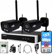 Zdjęcie Dvs Zestaw Monitoringu Wifi 2 Kamery Ip 4Mpx P2P 1Tb - Kąty Wrocławskie