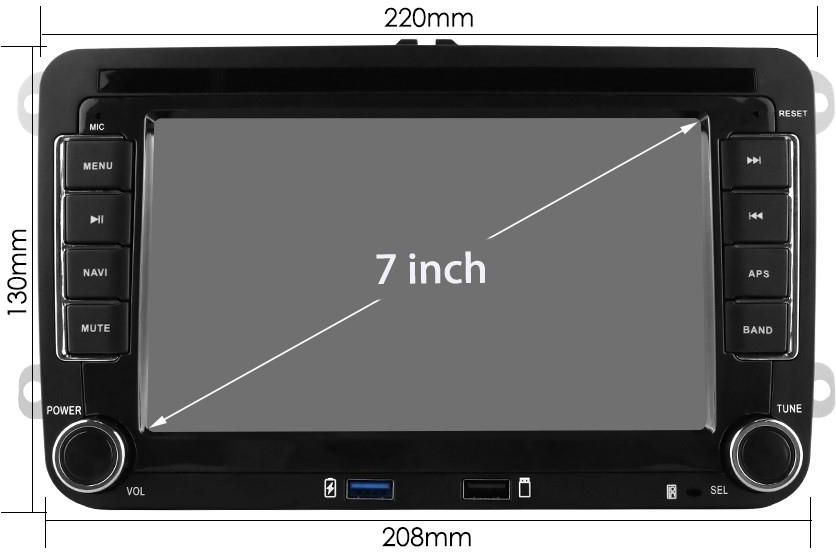 Radioodtwarzacz Samochodowy Marsdev 2Din Android Seat Leon 2 II Dsp