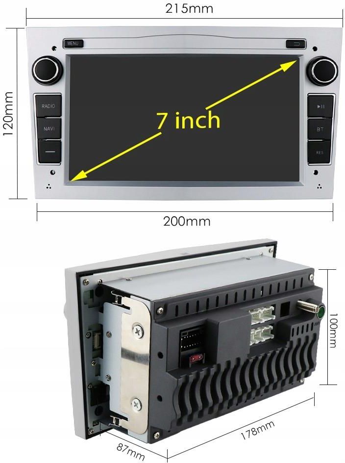 Radioodtwarzacz Samochodowy Marsdev Din Android Opel Antara Gb