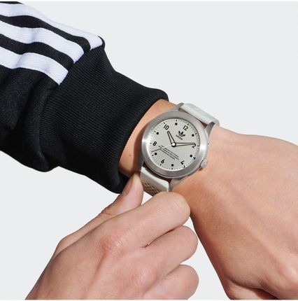 Adidas Originals Code Three Watch AOSY23033 Silver - zdjęcie 2