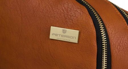 Klasyczna damska nerka biodrowa ze ekologicznej — Peterson - zdjęcie 4
