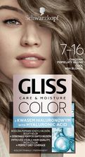 Zdjęcie Schwarzkopf Gliss Color Krem Koloryzujący Nr 7-16 Chłodny Popielaty Blond 1Op. - Kościan