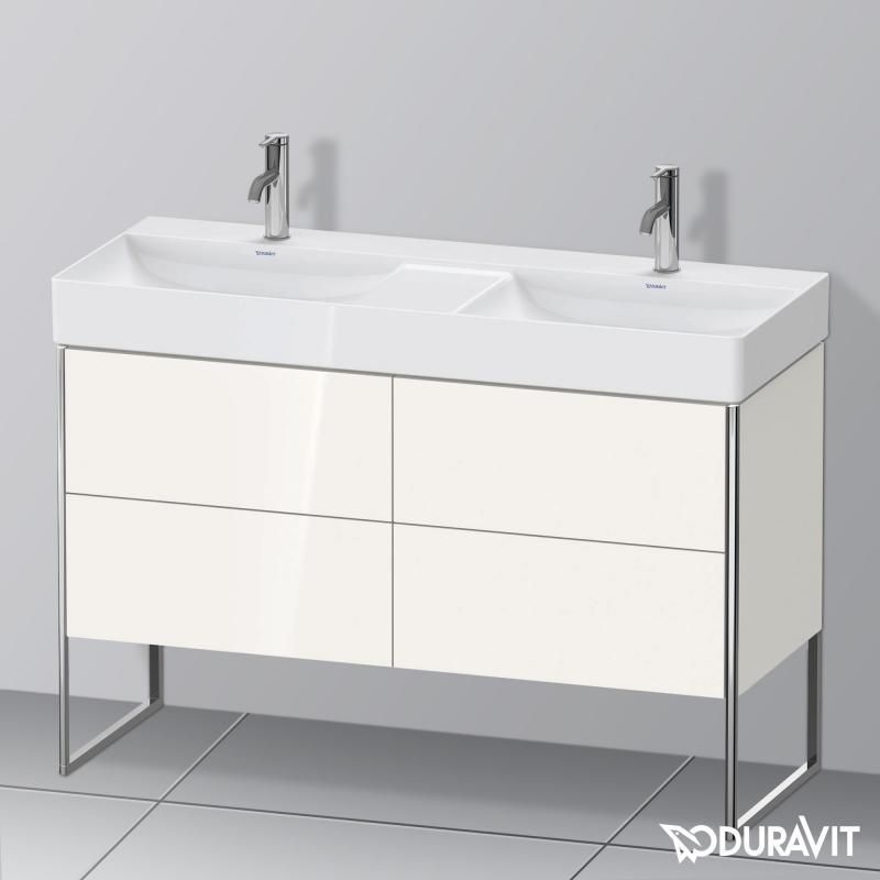 Duravit XSquare szafka pod podwójną umywalkę z 4 szufladami XS445602222