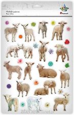 Zdjęcie Titanum Naklejki Papierowe Owce, Kwiaty 31 Szt.. - Milicz