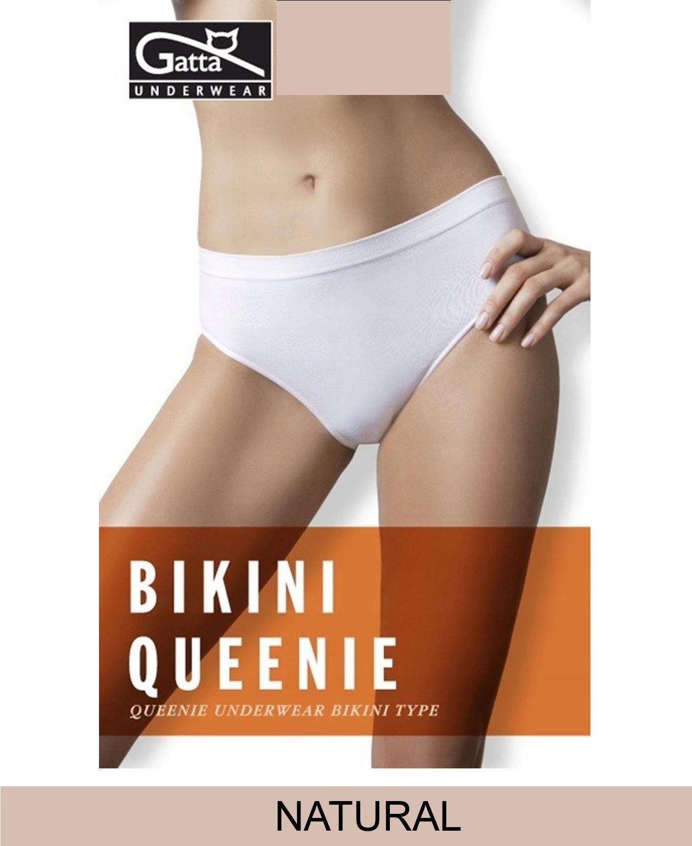 Gatta Majtki Bikini Queenie Xxl Natural Ceny I Opinie Ceneo Pl