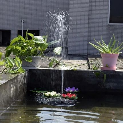 Saska Garden Fontanna Solarna Do Oczka Wodnego Automatyczna - zdjęcie 3