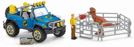 Schleich Samochód Terenowy Z Miejscem Dla Dinosaura Dinozaurs 266442 - zdjęcie 4