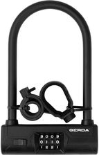 Zdjęcie Gerda Zapięcie Rowerowe U Lock Ultra Combo 245 153C Czarny Uniwersalny Czarny - Rydułtowy