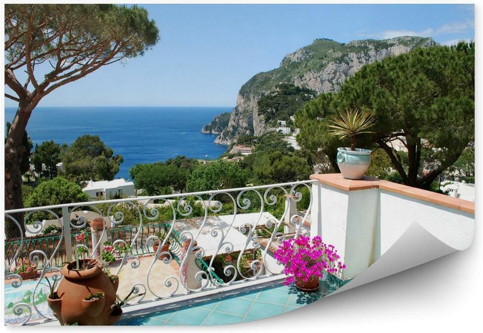 Fototapety Pl Capri Balkon Z Widokiem X Cm Fizelina Ftnw