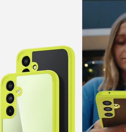 Spigen Etui Ultra Hybrid Do Galaxy A54 5G, Przezroczysto-Limonkowe - zdjęcie 6