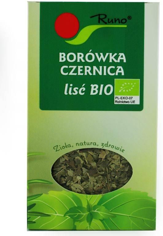 ZIOŁA BORÓWKA CZERNICA ZIELE MOCZOPĘDNE ODKAŻAJĄCE RUNO 50G Ceny i