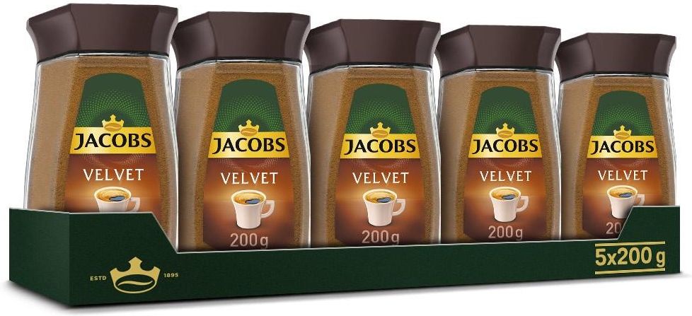 Kawa Jacobs Velvet Rozpuszczalna 5x200g Ceny I Opinie Ceneo Pl