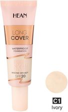 Zdjęcie Hean Long Cover Waterproof Podkład Mocno Kryjący Spf20 C1 Ivory 25Ml - Borek Wielkopolski
