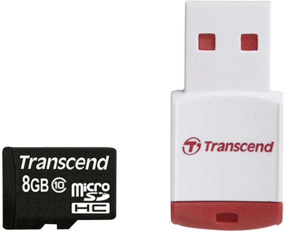 Karta Pami Ci Do Aparatu Transcend Microsdhc Gb Class Usb Reader