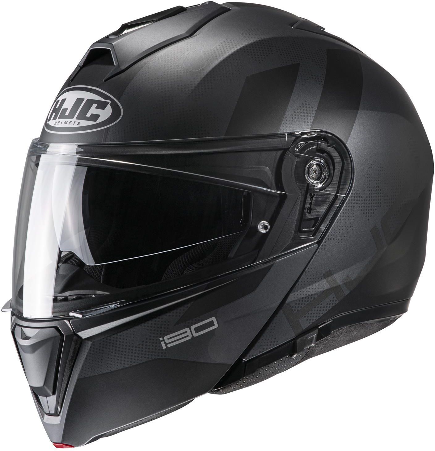 Kask Motocyklowy Hjc Kask Szcz Kowy I Syrex Black Czarny Szary