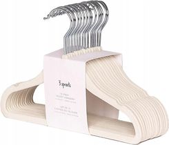 Zdjęcie 3 Sprouts Wieszaki Welurowe Dla Dzieci Cream 15Sz - Kobylin