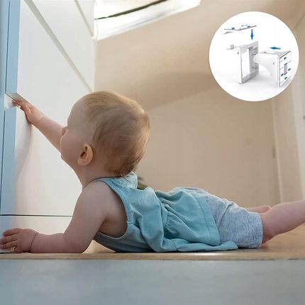 Sipo Zabezpieczenia Szafek Magnetyczna Blokada Mebli 4X - zdjęcie 6