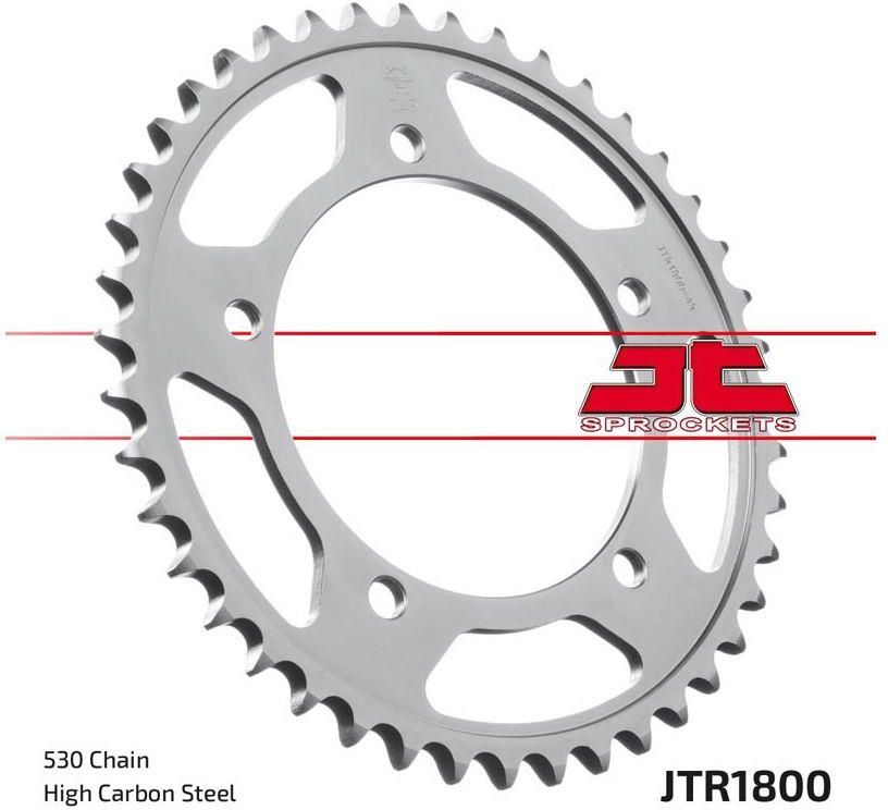 Części motocyklowe Jt Sprockets Zębatka Tylna Stalowa R1800 42Zbk 530